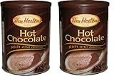2 Cans of Tim Hortons Hot Chocolate - Rich and Delicious 17.6oz (500g) Each – Imported from Canada