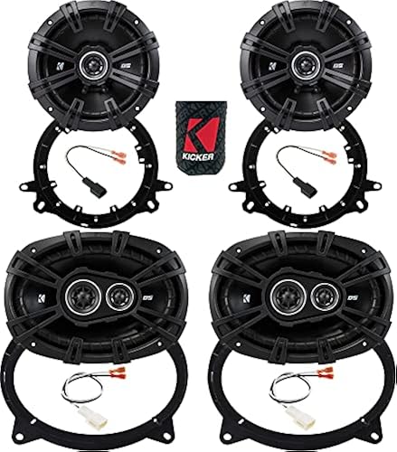 KICKER Speakers 6X9 inch for Toyota Tacoma 2019-2022 Upgrade