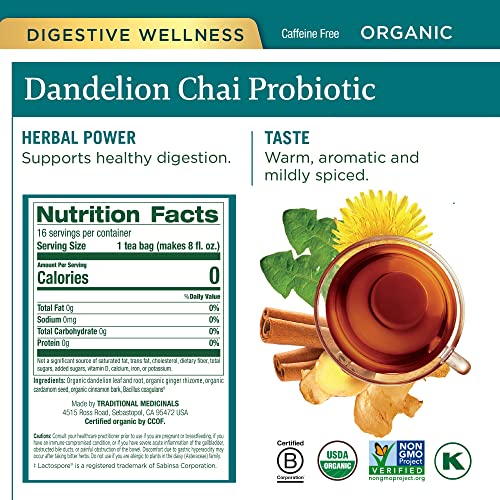 Traditional Medicinals Organic Digestive Tea Variety Pack Includes