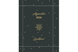 LeadHer – Agenda Spirituel 2026 pour Femme | Cycles Lunaires, Astrologie, Bien-Être Féminin, Développement Personnel, Organis