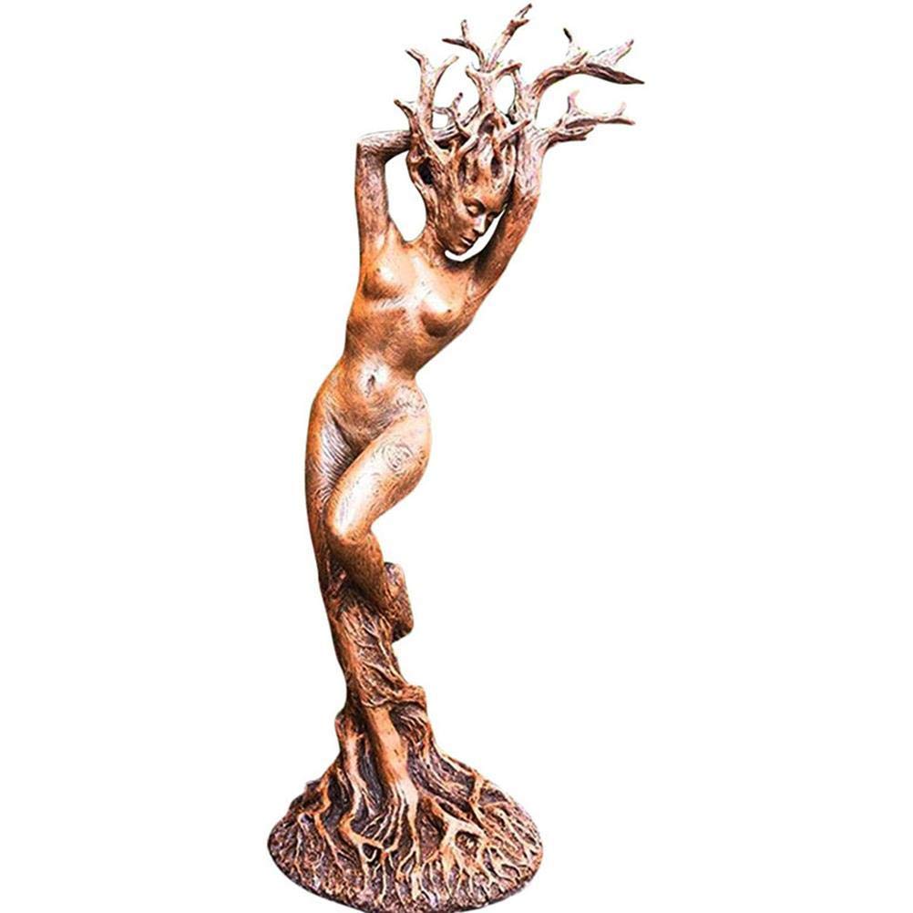 WINBST Resin Forest Goddess Statue, Weatherproof Tree Ornament - Great Gift