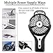 Esup Handheld Spray Fan, 3 Speed Rechargeable Battery Operated Misting Fan, Mini Portable Water Cooling Fan for Home, Office,Best Mothers Day Gifts