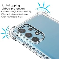 Osophter for Galaxy A32 4G Case with 2pcs Screen