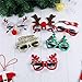 CCINEE 6pcs Merry Christmas Glasses Frames Costume Eyeglasses without Lenses for Kids Christmas Party Favor Black Friday Supplies