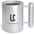LECARDIO Heavy Mug 18LB 10 oz - Beer Cup | Fitness Water Cup | Durable Weightlifting Plate Design | Gym, Workout, and Beer Enthusiast Gift