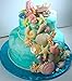 Seashell Silicone Fondant Mold Big Sea Shells Chocolate Candy Starfish Hippocampus Coral Mold For ocean Theme Wedding Birthday Party Cake (5PCS)