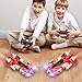 INLAIER Remote Control Car Gravity Defying RC Car Race Car Toys for Floor and Wall or Glass, Rechargeable Fast RC Car 360°Rotating Stunt Wall Climbing Car RC Cars for Kids and Adults (Red)
