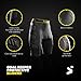 Storelli BodyShield Unisex Goalkeeper Sliders 1.0 | Padded Soccer Sliding Undershorts | Enhanced Lower Body Protection | Black | Large