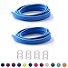 DB No Tie Shoelaces - Flat Elastic Laces with Adjustable Tension - Slip-on Any Shoes Blue Strings