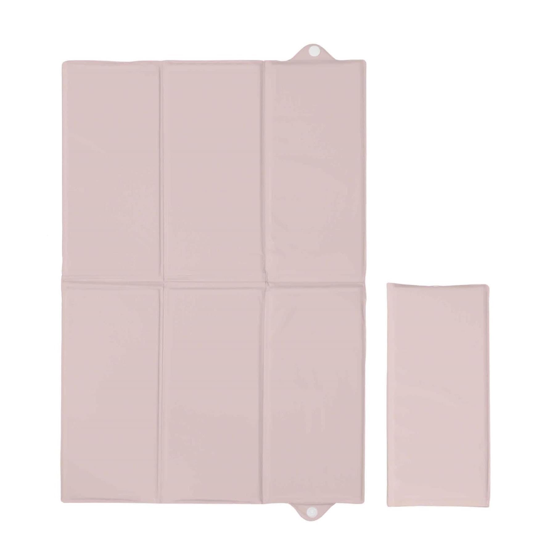 Portable Foldable Baby Travel Changing Mat | Soft, Waterproof, Compact Diaper/Nappy Changer | 40x60 cm (Pink)