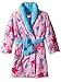 Trolls Girls' Little Luxe Plush Robe, Light Pink Fun, 6