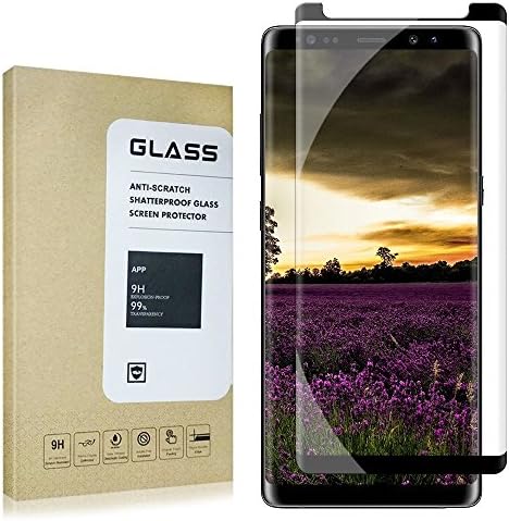 Galaxy Note 8 Glass Screen Protector,maXma [Case Friendly] 3D Curved Tempered Glass Screen Protector For Samsung Galaxy Note 8 (Black).