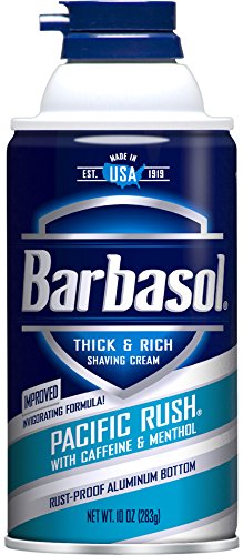 Barbasol Pacific Rush Thick & Rich Shaving Cream for Men, 7 oz.