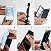 iPhone 6/6S Wallet Mirror Case for Girl -Bidear (TM) Creative Mirror Design with 3 Card Holder Slot Protective Hard Case for Apple iPhone 6 & iPhone 6S -4.7Inch (Rose)