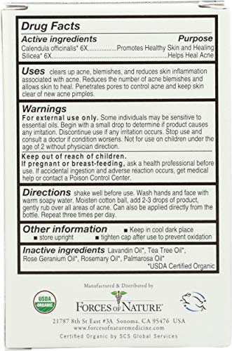 force of nature acne pimple control