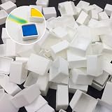 50 Pcs White Empty Watercolour Half Pans for DIY Painting Supplies view 6