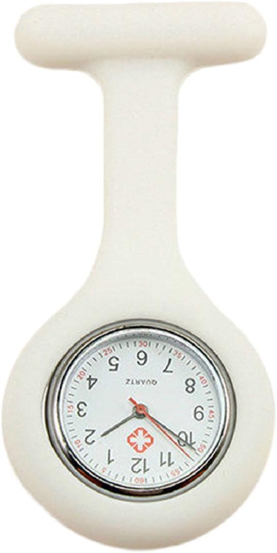 Colorido Nurse Watch Silicone Brooch Fob Pocket Tunic Quartz Movement Watch