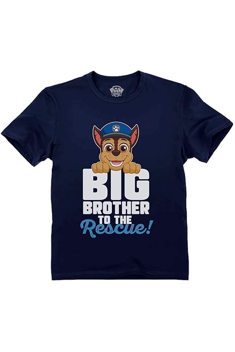 Big Brother Shirt for Toddler Rubble Paw Patrol Toddler Kids T-Shirt