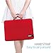 LOVPHONE 15.6 Inch Laptop Sleeve, Water-Resistant Notebook Computer Case Cover for MacBook Air/Pro/Lenovo/ASUS/Samsung/Acer/HP and All 15 Inch Notebooks,Slim-fit Neoprene Briefcase(Red)