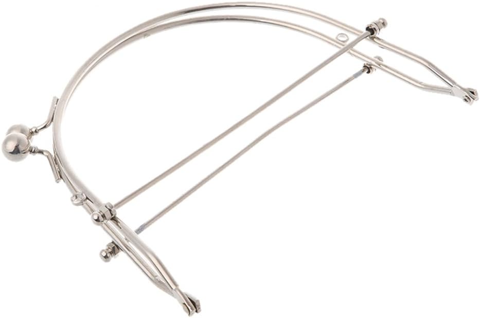 Yuanmaoao 1Pc Metal Half Round Arch Frame Kiss Clasps Lock for Purse Bag Handbag Handle DIY Crafts