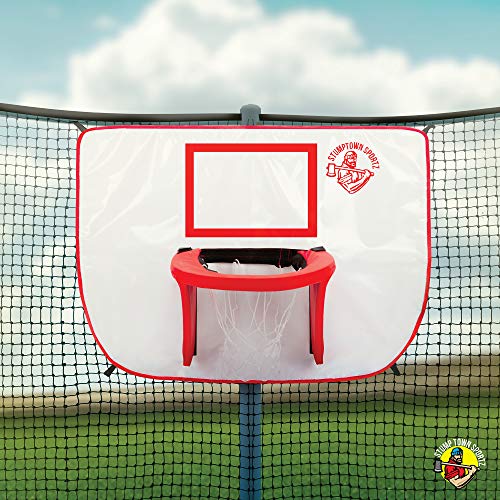 Stumptown Sportz Trampoline Basketball Hoop with 3 Basketballs Soft