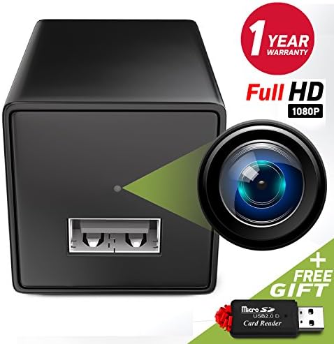 Spy Camera Charger - Hidden Camera - Mini Spy Camera 1080p - USB Charger Camera - Hidden Spy Camera - Hidden Nanny Cam - Hidden Spy Cam - Hidden Cam - Surveillance Camera FULL HD - No Wi-Fi Needed