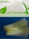 OliveNation Gelatine Silver Leaf by Champion - Substitutes for Powdered Gelatine - Size of 20 sheets