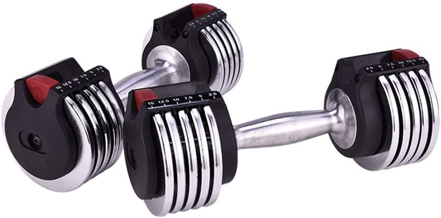 Dumbbell Barbell Adjustable All-Purpose Gym And Home Workouts Lose Weight Body Sculpting Men and women 2X15LB (Set Of 2)