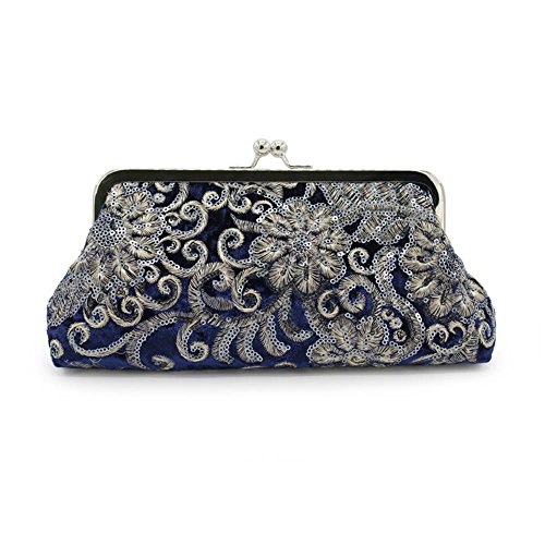 gray evening bag