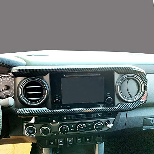Carbon fiber exterior center console dashboard trim For Toyota 20162020 eBay