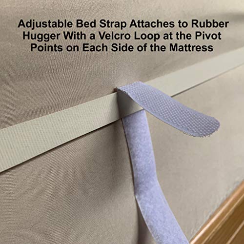 Rubber Hugger extra accessory AddOn Strap for Adjustable Mattresses