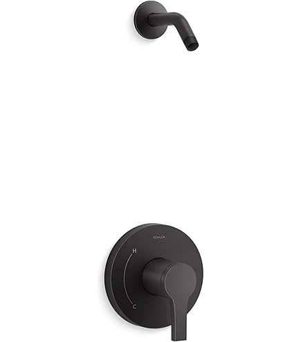 Kohler K TS78015 9 TT Rite Temp 6 3/8 Inch Valve Shower Trim, Vibrant Titanium, Wheel Handle   Kitchen And Bath - View #2
