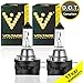 Voltage Automotive H11B Halogen Bulb (Pair) - Standard Replacement For High Beam Low Beam Driving Fog Light