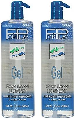 New ForPlay Gel Long Lasting Personal Water-based Lubricant 19 Oz Bottle (Pack Of 2)