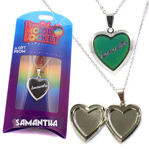 Stands Out Personalised Mood Locket Necklace - Samantha