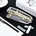 FIDGET PENCIL Gold Stapler Desktop Stapler with 1000 Pieces Silver Staples School Office Supplies Desk Accessory (Gold)