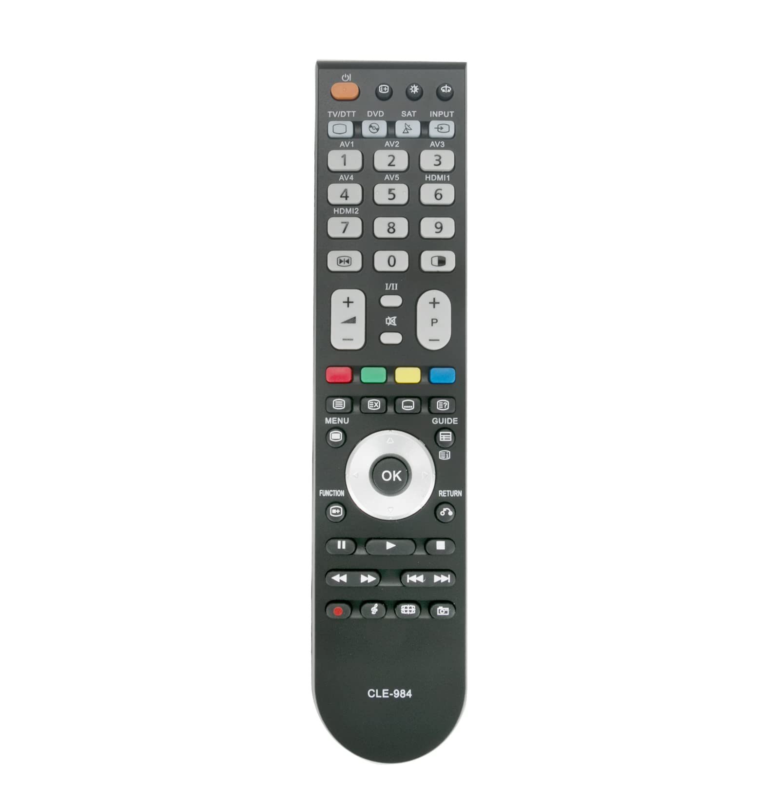 AULCMEET CLE-984 CLE-993 Replacement Remote Control Compatible with Hitachi 4K OLED Smart TV L32H01UA P50T01U L37VR1U L37V01E L37V01U L37V01EA L37V01UA L32HP01 L32HP01U L32A01A P50T01UA
