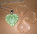 Olivia Pearl Designs Set 10 Clear 1 Inch Glass Tile Hearts for Jewelry Making and Crafting