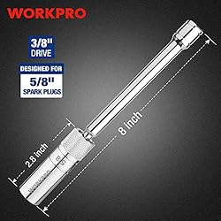 WORKPRO 5/8" Magnetic Spark Plug Socket with