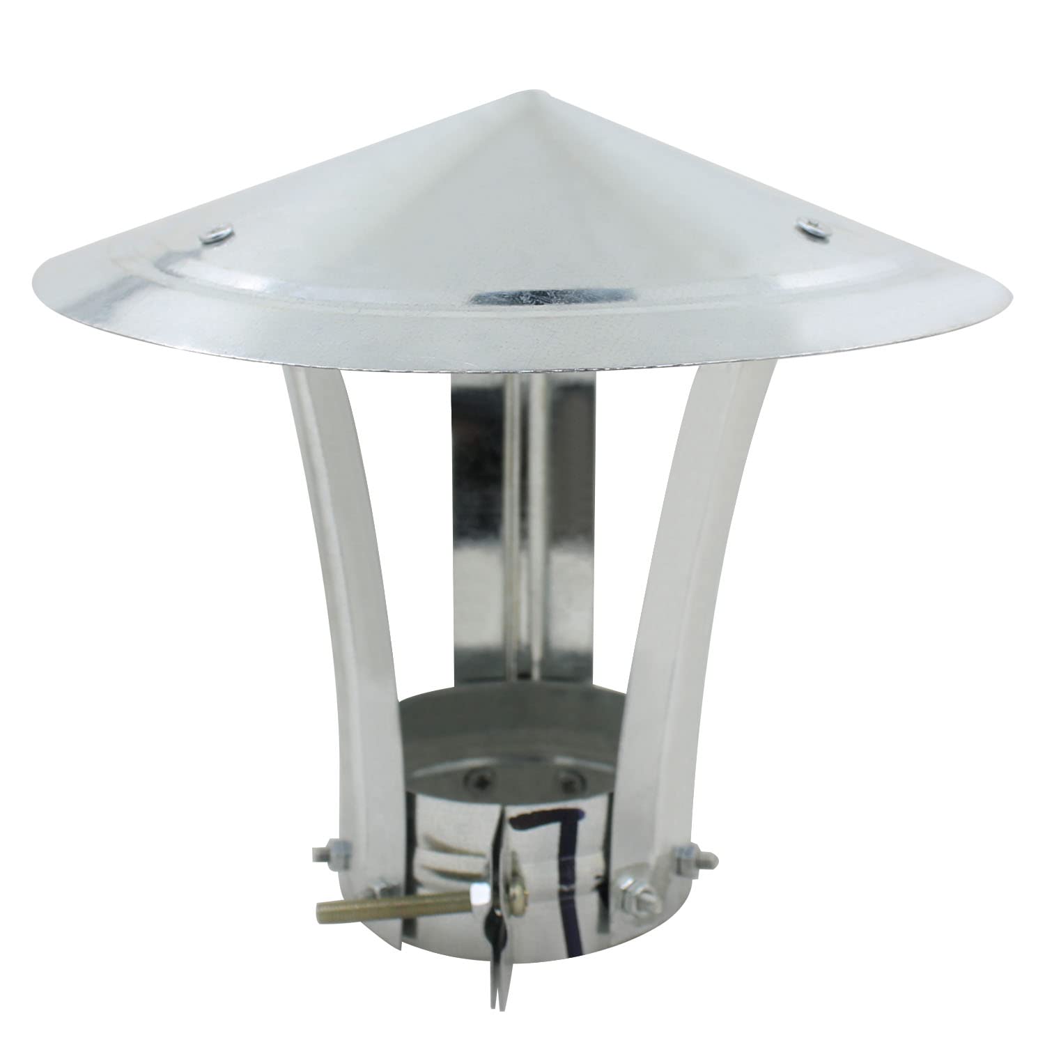 Wood Stove Pipe rain caps for Single Wall Pipe Pellet Vertical Chimney Cap roof Chimney Vent Chimney Flue Cone top rain Cap