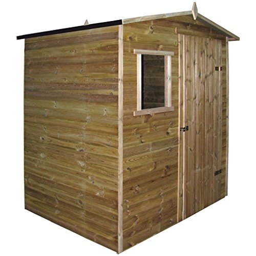 vidaXL Bois de Pin Imprégné Abri de Jardin Cabane de Rangement de Jardin