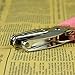 Hand-held 1-Hole Paper Punch Puncher Hand Tool with Pink Grip Single Star Shape Hole (Heart Shape)