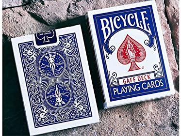 Murphys Magic Bicycle Gaff Rider Back V2 (Blue) Playing Cards by Bocopo