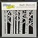 The Crafters Workshop Reusable Stencils for Crafts, Art, Journaling, Scrapbooking, Card Making, Airbrushing, Painting or Mixed Media, 2 Pk, 6
