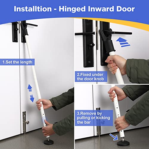 CALCHELE Door Security Bar & Sliding Patio Door