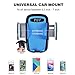 Car Holder Universal Windshield Cell Phone Holder Cradle Flexible 360 Rotating Car Mount for almost Smartphone - iPhone 7 7Plus Galaxy S7 S7Edge LG HTC up to 7 inches Device - Blue