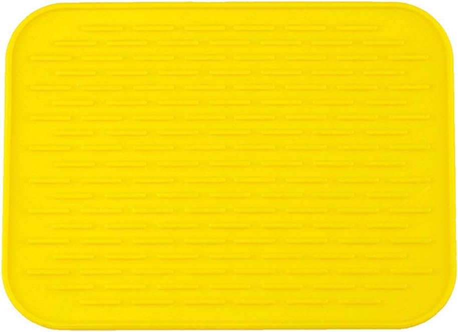 YHCWJZP Heat Resistant Table Mat, Kitchen Silicone Heat Resistant Table Mat Non-Slip Pot Pan Holder Pad Cushion Kitchen Tools Kitchen Supplies
