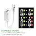 iPhone 8 Adapter & Splitter, KUPPET Dual Lightning Headphone Audio & Charge Adapter for iPhone 7 / 7 Plus, iPhone 8 / 8 Plus, iPhone X