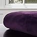 Lavish Home Purple Solid Soft Heavy Thick Plush Mink Blanket 8 Pound
