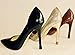 Clickless High Heel Protectors - Heel Caps - 7 Pairs/7 Sizes (Black) for Slim Heels & Stilettos